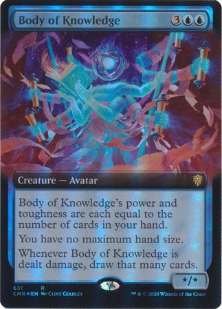 FOIL EXTENDED ART Body of Knowledge 631 - Commander Legends-Cherry Collectables