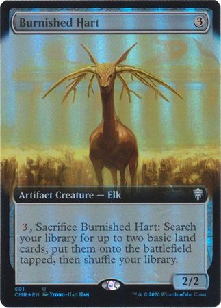 FOIL EXTENDED ART Burnished Hart 691 - Commander Legends-Cherry Collectables