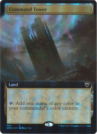 FOIL EXTENDED ART Command Tower 705 - Commander Legends-Cherry Collectables