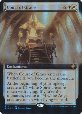 FOIL EXTENDED ART Court of Grace 619 - Commander Legends-Cherry Collectables