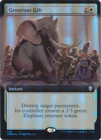 FOIL EXTENDED ART Generous Gift 620 - Commander Legends-Cherry Collectables