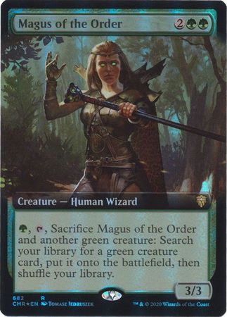 FOIL EXTENDED ART Magus of the Order 682 - Commander Legends-Cherry Collectables