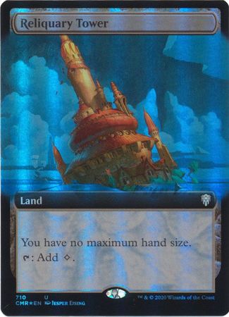FOIL EXTENDED ART Reliquary Tower 710 - Commander Legends-Cherry Collectables