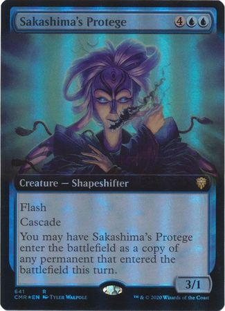 FOIL EXTENDED ART Sakashima's Protege 641 - Commander Legends-Cherry Collectables