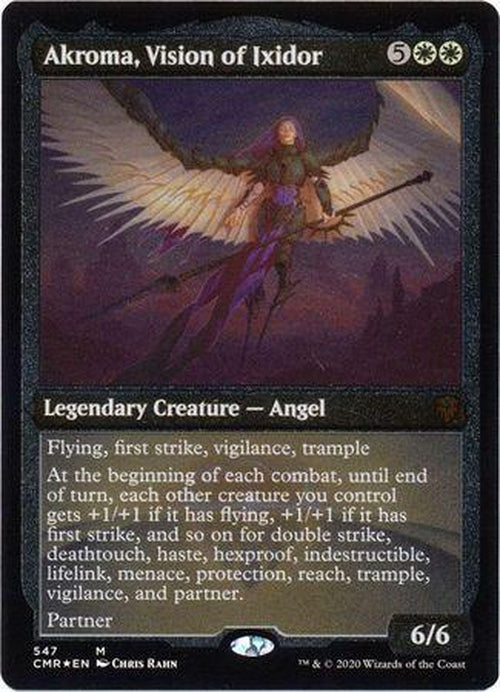 ETCHED FOIL Akroma, Vision of Ixidor 547 - Commander Legends-Cherry Collectables