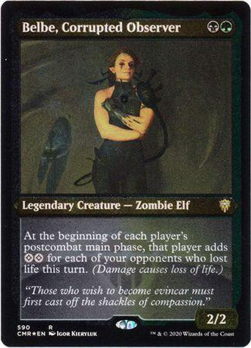 ETCHED FOIL Belbe, Corrupted Observer 590 - Commander Legends-Cherry Collectables