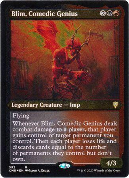 ETCHED FOIL Blim, Comedic Genius 592 - Commander Legends-Cherry Collectables