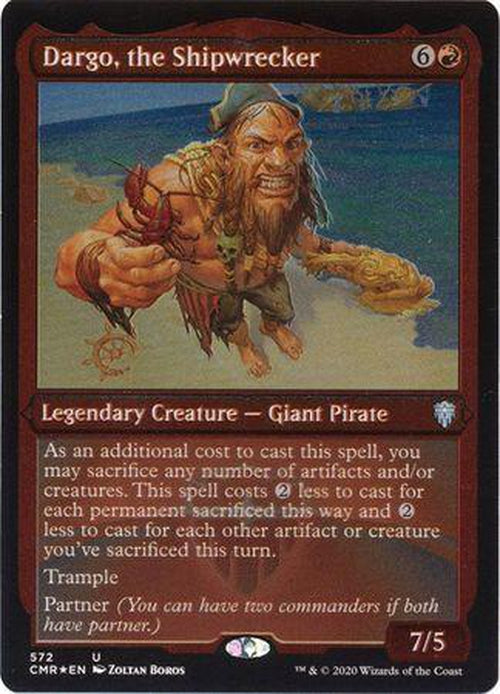 ETCHED FOIL Dargo, the Shipwrecker 572 - Commander Legends-Cherry Collectables