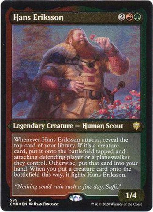 ETCHED FOIL Hans Eriksson 599 - Commander Legends-Cherry Collectables