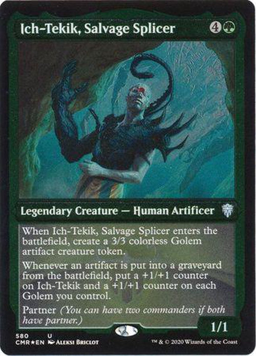 ETCHED FOIL Ich-Tekik, Salvage Splicer 580 - Commander Legends-Cherry Collectables