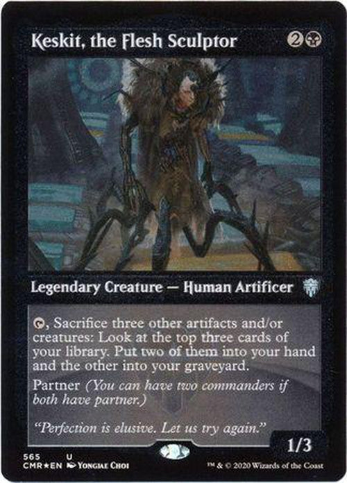 ETCHED FOIL Keskit, the Flesh Sculptor 565 - Commander Legends-Cherry Collectables