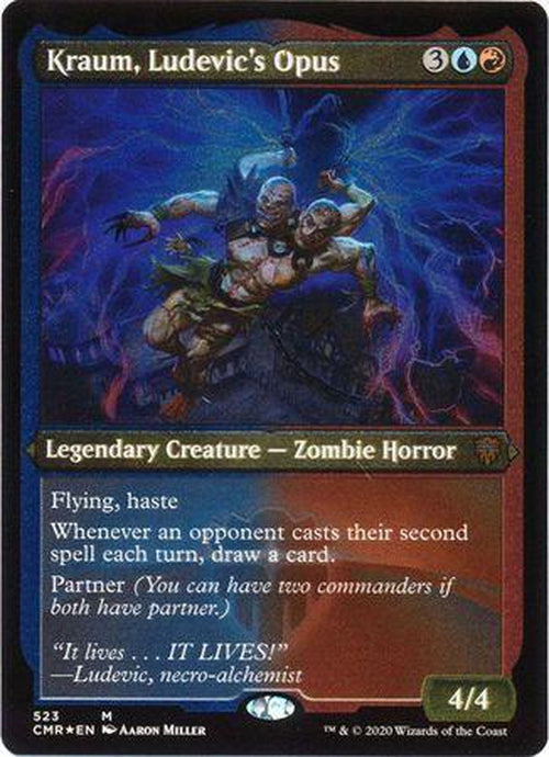 ETCHED FOIL Kraum, Ludevic's Opus 523 - Commander Legends-Cherry Collectables