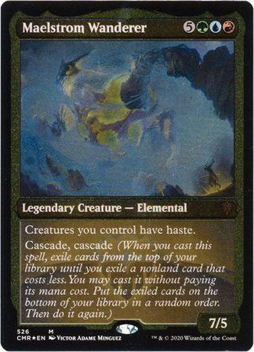 ETCHED FOIL Maelstrom Wanderer 526 - Commander Legends-Cherry Collectables