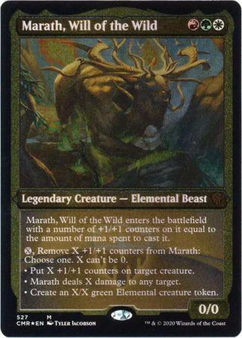 ETCHED FOIL Marath, Will of the Wild 527 - Commander Legends-Cherry Collectables