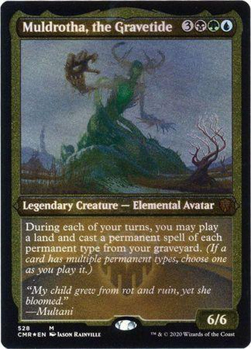 ETCHED FOIL Muldrotha, the Gravetide 528 - Commander Legends-Cherry Collectables