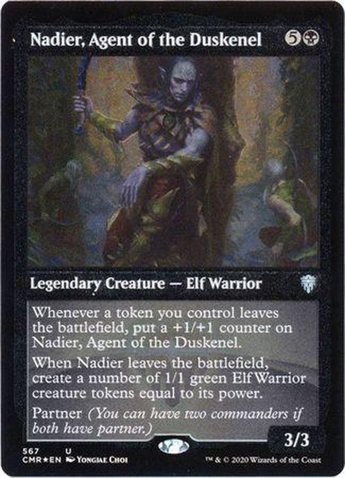 ETCHED FOIL Nadier, Agent of Twilight 567 - Commander Legends-Cherry Collectables