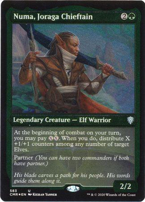 ETCHED FOIL Numa, Joraga Chieftain 583 - Commander Legends-Cherry Collectables
