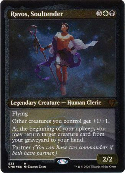 ETCHED FOIL Ravos, Soultender 533 - Commander Legends-Cherry Collectables