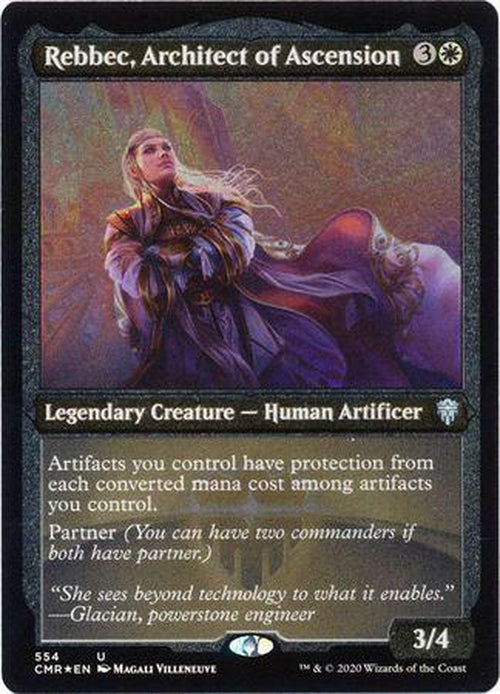 ETCHED FOIL Rebbec, Architect of Ascension 554 - Commander Legends-Cherry Collectables