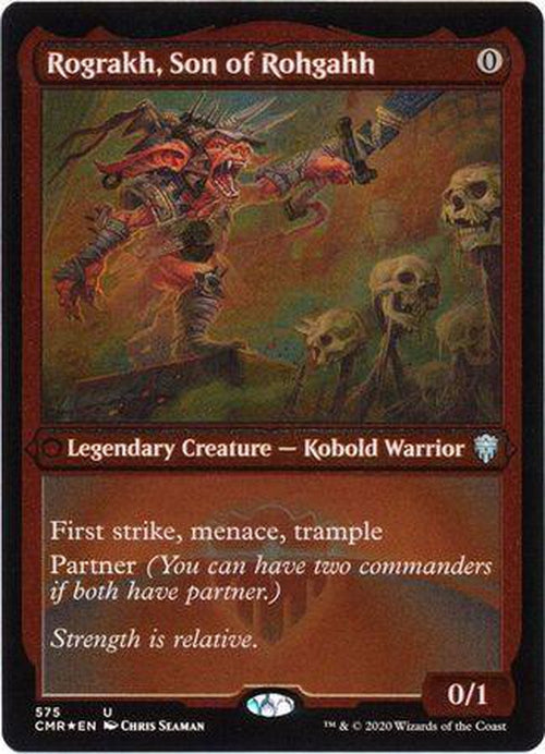ETCHED FOIL Rograkh, Son of Rohgahh 575 - Commander Legends-Cherry Collectables