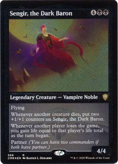 ETCHED FOIL Sengir, the Dark Baron 568 - Commander Legends-Cherry Collectables