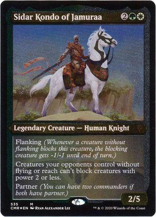 ETCHED FOIL Sidar Kondo of Jamuraa 535 - Commander Legends-Cherry Collectables