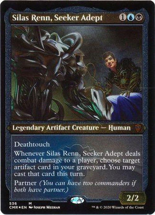 ETCHED FOIL Silas Renn, Seeker Adept 536 - Commander Legends-Cherry Collectables