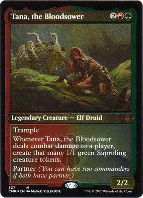 ETCHED FOIL Tana, the Bloodsower 537 - Commander Legends-Cherry Collectables