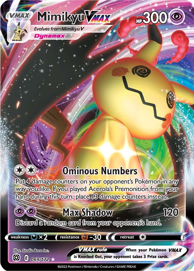 Mimikyu VMAX - 69/172 - Ultra Rare
