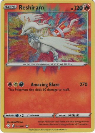 Reshiram - 17/72 - Amazing Rare Shining Fates-Cherry Collectables