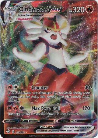 Cinderace VMAX - 19/72 - Ultra Rare Shining Fates-Cherry Collectables