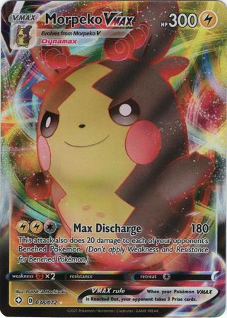 Morpeko VMAX - 38/72 - Ultra Rare Shining Fates-Cherry Collectables