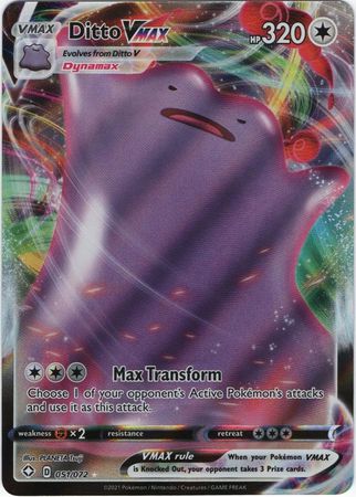 Ditto VMAX - 51/72 - Ultra Rare Shining Fates-Cherry Collectables
