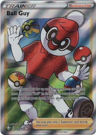Ball Guy - 65/72 - Full Art Ultra Rare Shining Fates-Cherry Collectables