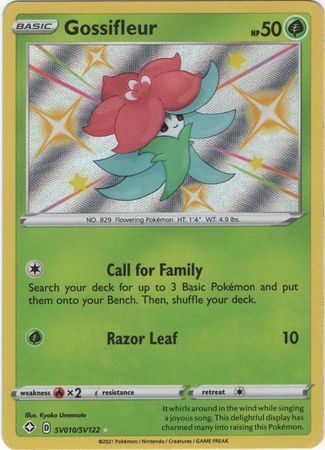 Gossifleur - SV10/SV122 - Shiny Rare Shining Fates-Cherry Collectables