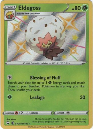 Eldegoss - SV11/SV122 - Shiny Rare Shining Fates-Cherry Collectables