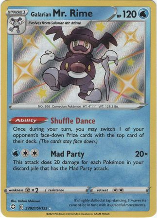 Galarian Mr. Rime - SV21/SV122 - Shiny Rare Shining Fates-Cherry Collectables
