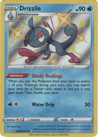 Drizzile - SV26/SV122 - Shiny Rare Shining Fates-Cherry Collectables