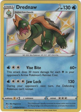 Drednaw - SV29/SV122 - Shiny Rare Shining Fates-Cherry Collectables