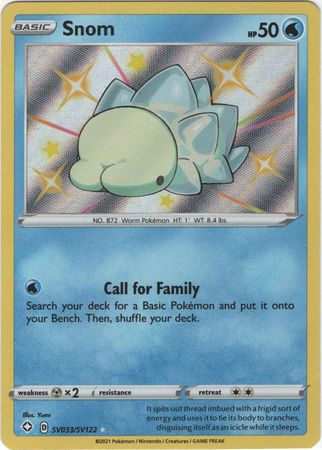 Snom - SV33/SV122 - Shiny Rare Shining Fates-Cherry Collectables