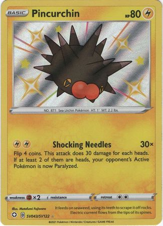 Pincurchin - SV43/SV122 - Shiny Rare Shining Fates-Cherry Collectables