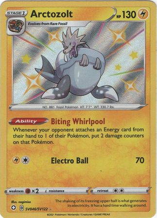 Arctozolt - SV46/SV122 - Shiny Rare Shining Fates-Cherry Collectables