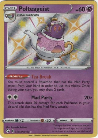 Polteageist - SV53/SV122 - Shiny Rare Shining Fates-Cherry Collectables