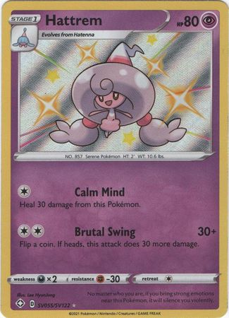 Hattrem - SV55/SV122 - Shiny Rare Shining Fates-Cherry Collectables