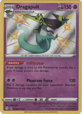 Dragapult - SV62/SV122 - Shiny Rare Shining Fates-Cherry Collectables