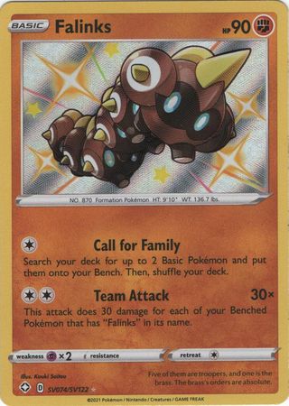 Falinks - SV74/SV122 - Shiny Rare Shining Fates-Cherry Collectables