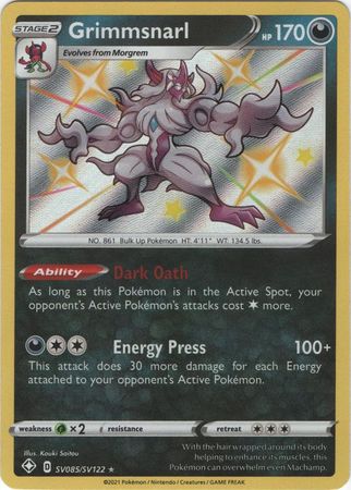 Grimmsnarl - SV85/SV122 - Shiny Rare Shining Fates-Cherry Collectables
