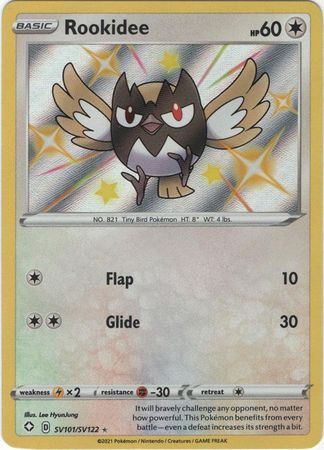 Rookidee - SV101/SV122 - Shiny Rare Shining Fates-Cherry Collectables