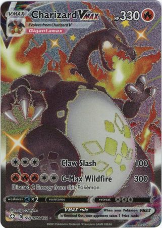 Charizard Vmax - Sv107/sv122 - Shiny Ultra Rare Shining Fates Cherry Collectables Charizard Vmax - Sv107/sv122 - Shiny Ultra Rare Shining Fates Cherry Collectables