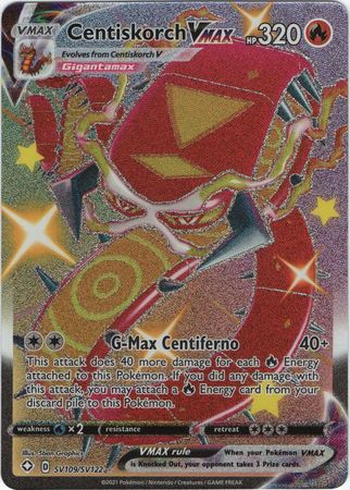 Centiskorch VMAX - SV109/SV122 - Shiny Rare Shining Fates-Cherry Collectables